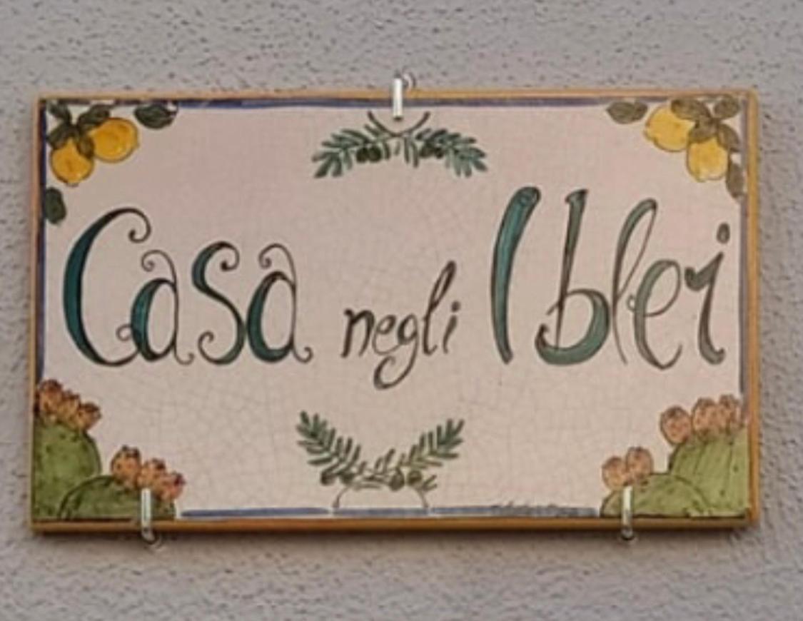 Casa Negli Iblei Canicattini Bagni Exterior foto